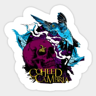 Skull Blue Bird Sticker